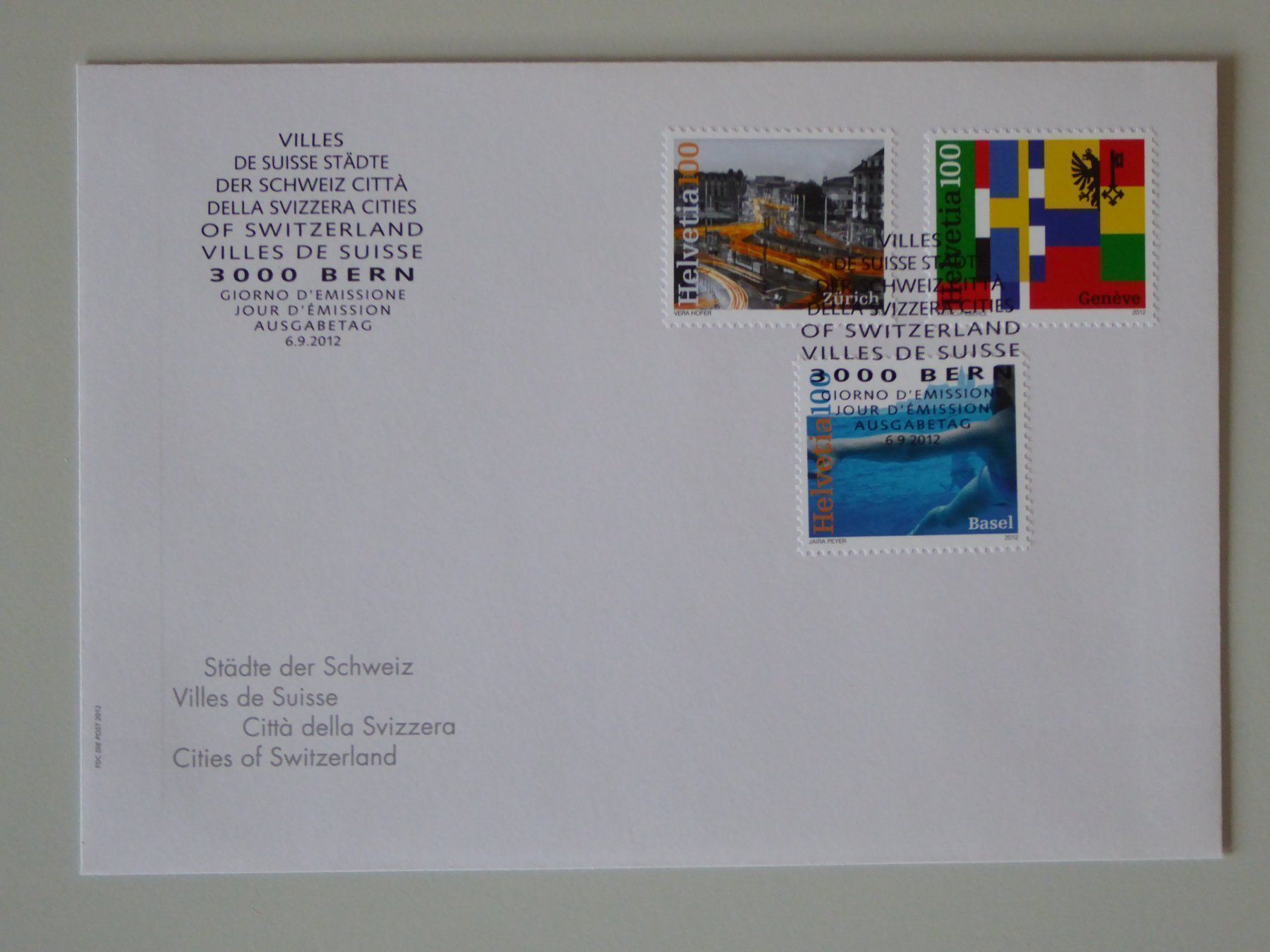 Tous les timbres: 2 Ersttagscouverts Bern 2012 – Neuf (Voir description) à Suhr par martin1108
