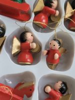 Hübscher Vintage Christbaumschmuck Holz Erzgebirge neuwertig