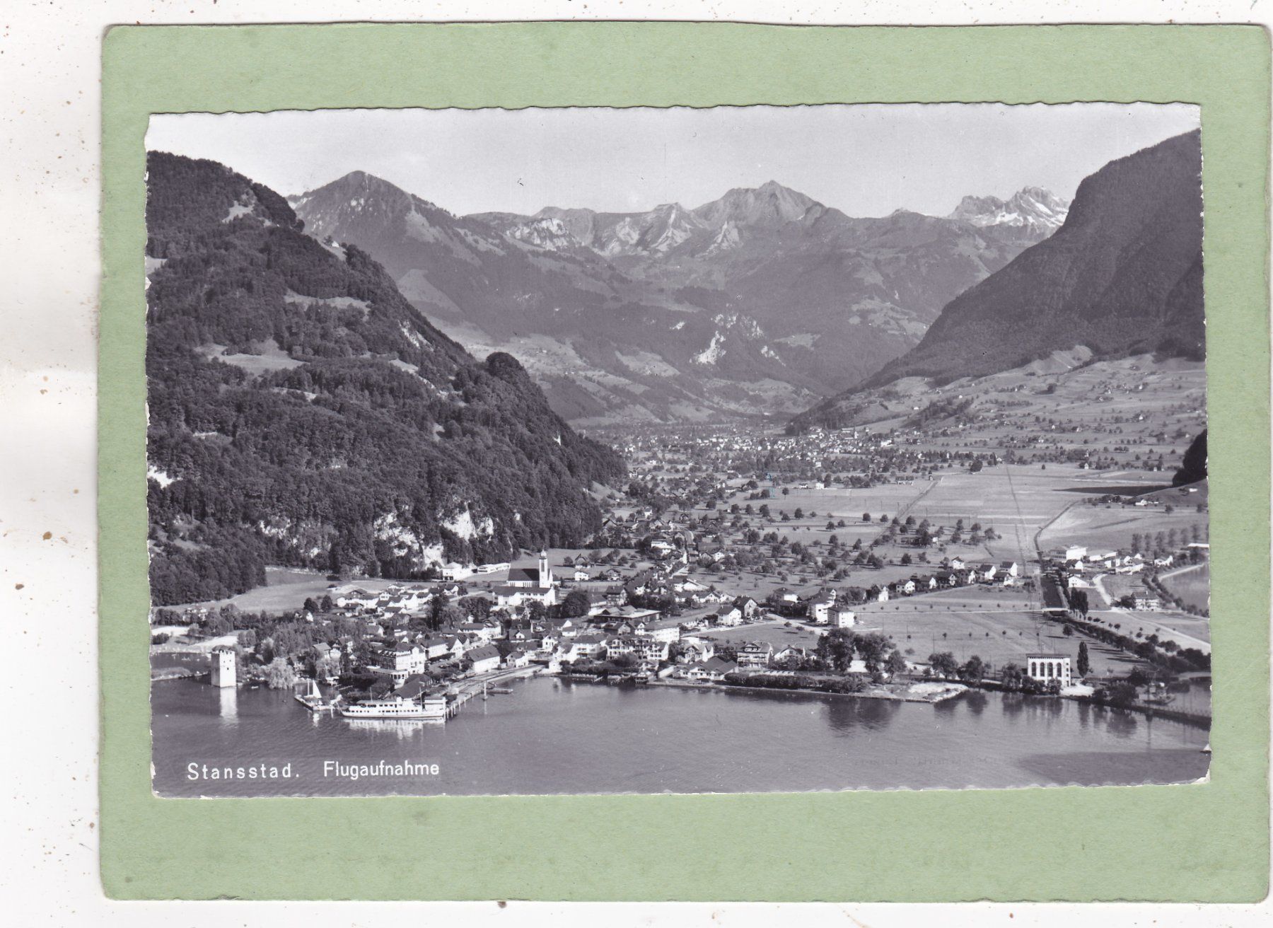 Cartoline postali: Stansstad Flugaufnahme 1962 – Usato da Herisau venduto da Lisegrat2008