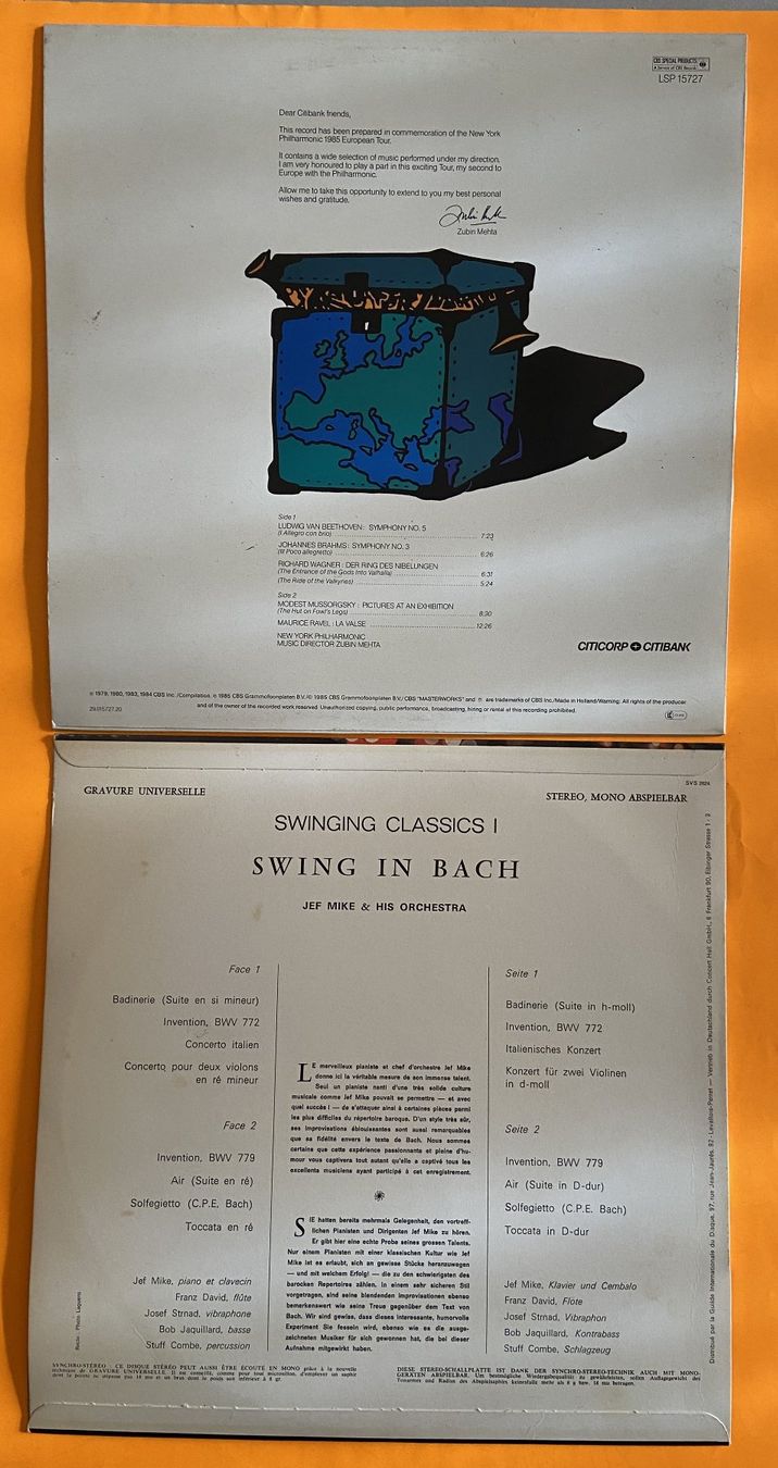 Vinyles: Sammlung Schallplatten Klassik 9 LP – D'occasion à Böckten par Hansi36 5