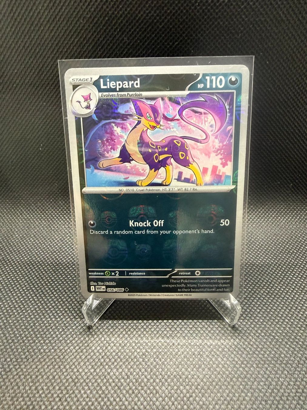 Pokémon Sammelbilder & Trading cards: Pokemon White Flare Liepard Masterball 056/086 – Gebraucht aus Horn von Chilldone