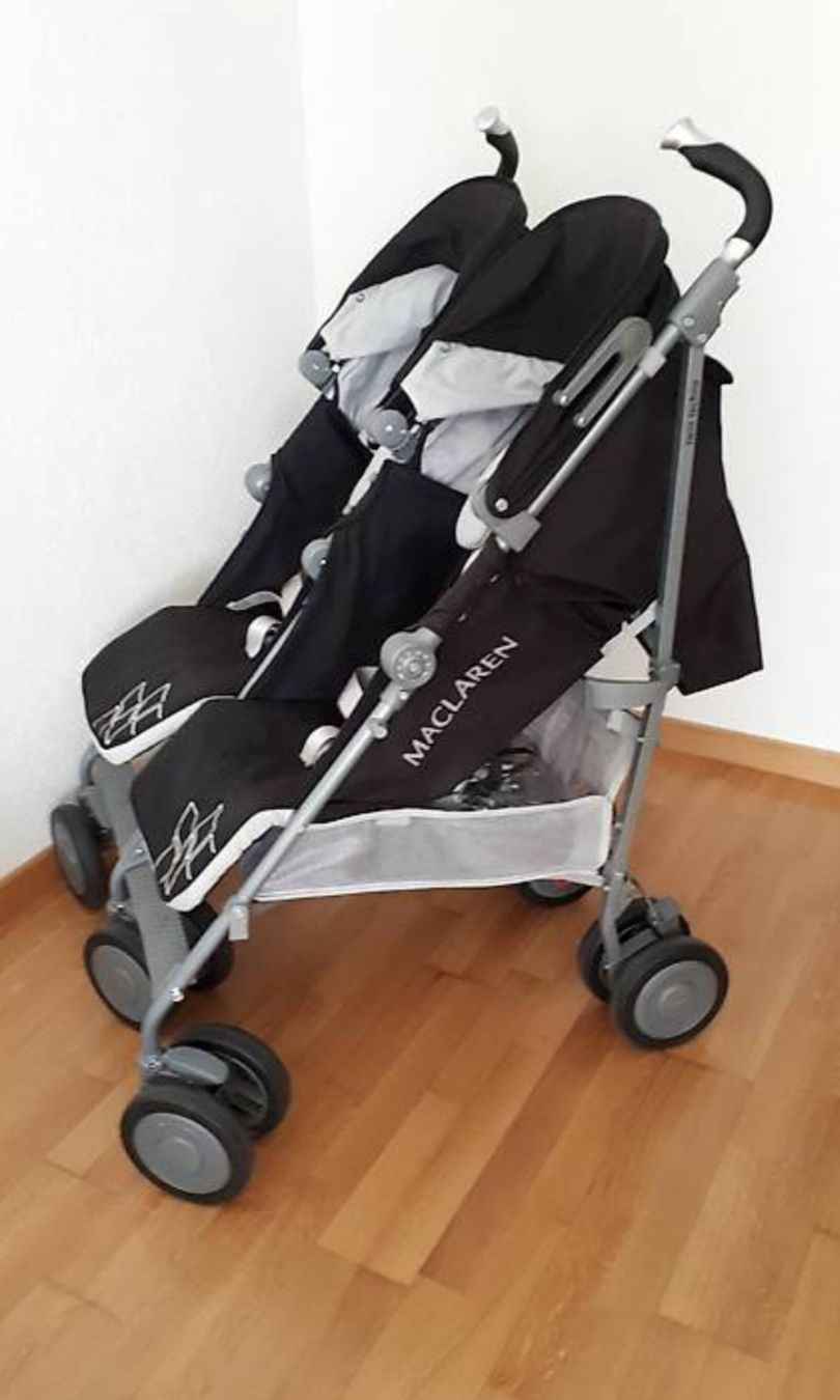 Mclaren Carrozzine:  Maclaren Twin Techno Kinderwagen – Usato da Thun venduto da Andi-79 2