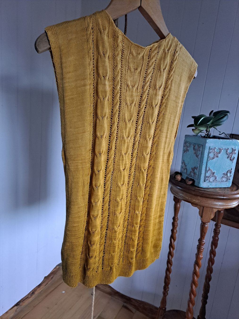 Gilet & Giacche senza maniche: Strickpullunder Vintage Ombrée Pullunder Gilet Weste S M 38 – Usato da Mollis venduto da Fauchi99 5