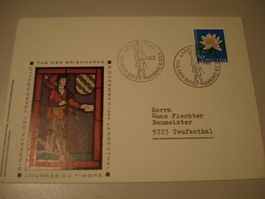Brief Tag der Briefmarke 1964, o Langenthal