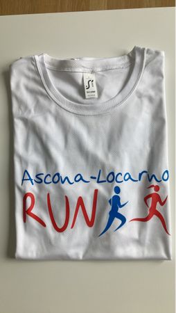 T-shirt de course Ascona-Locarno Run 2023 , taille S, Blanc
