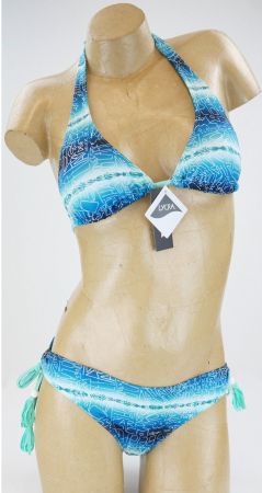 PULL-IN Damen Bikini Triangel-Top Lycra /Türkis blau/Gr.S