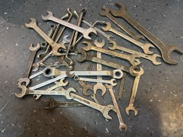 Diverse Gabel- und Ringschlüssel 