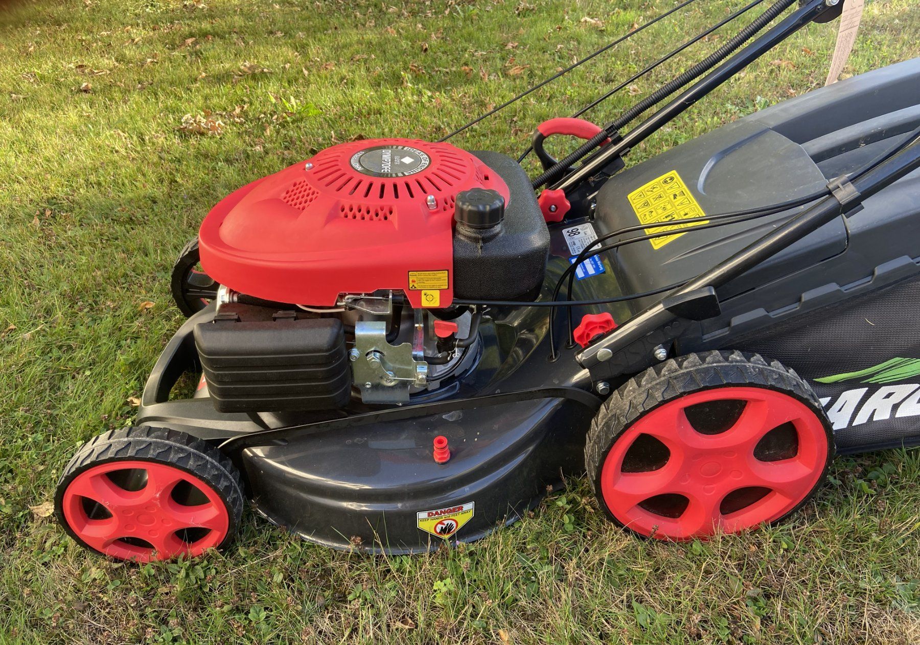 Honda Rasenmäher: Garda Benzin Rasenmäher GBC 51 VS E – Gebraucht aus Baden von campari66