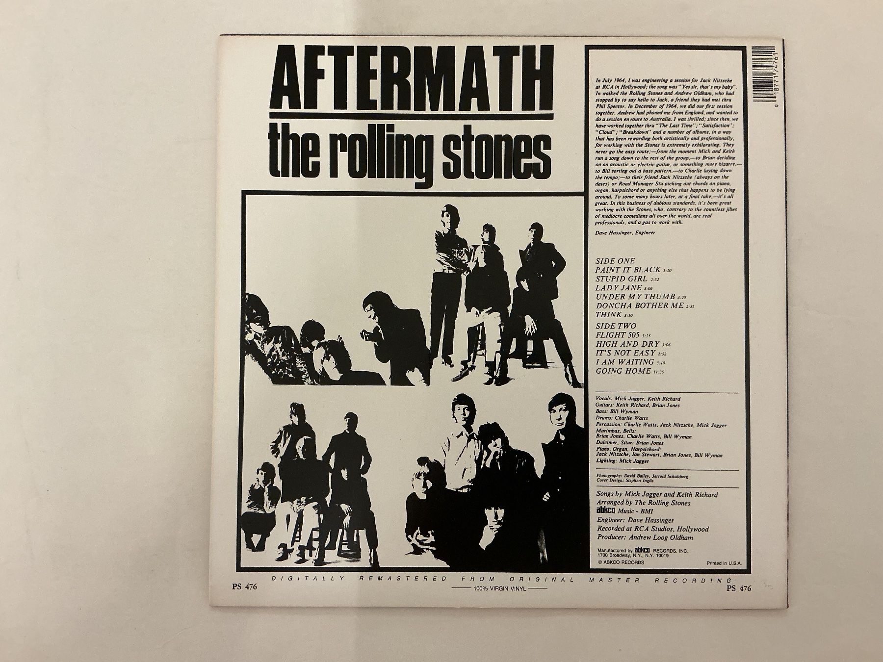 Schallplatten: The Rolling Stones LP - Aftermath – Gebraucht aus Winterthur von Tumko_7_Vinyl 1