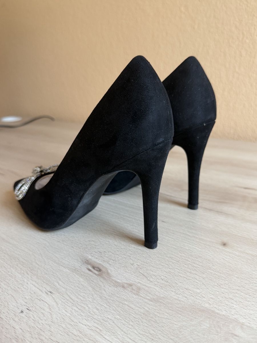 Chaussures femmes: Black high heels size 38  – Neuf (Voir description) à Puplinge par yav_9r9f 3