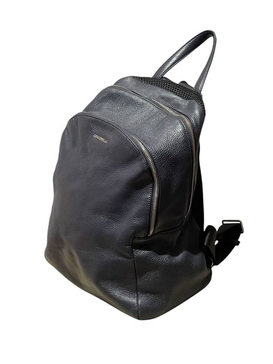 COCCINELLE ECHT LEDER RUCKSACK TASCHE BLAU HINGUCKER (Gebraucht
