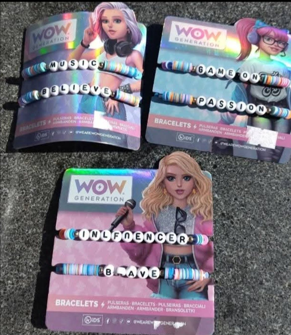 Spielzeuge: 14 Sets 2 Armbänder WOW Generation Game, Music Influencer – Neu und originalverpackt aus Leuggern von Pummi19 1