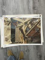 Vintage Fledermaus-Schautafel, Original, Top Zustand!
