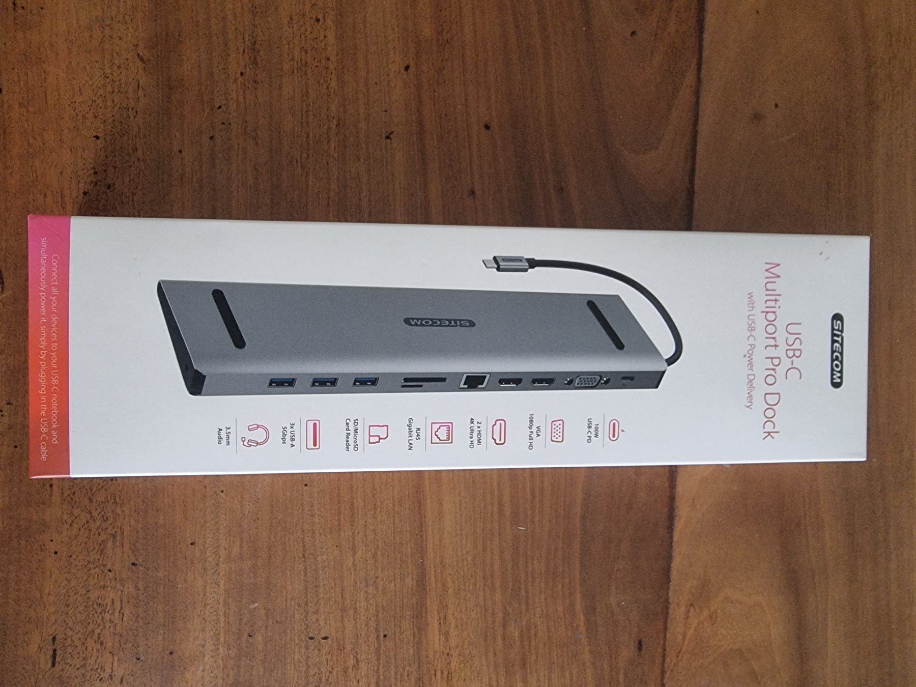 I-tec Docking station: SITECOM USB-C Multiport Pro Dock neuwertig – Neuf avec emballage d'origine à Basel par Top100