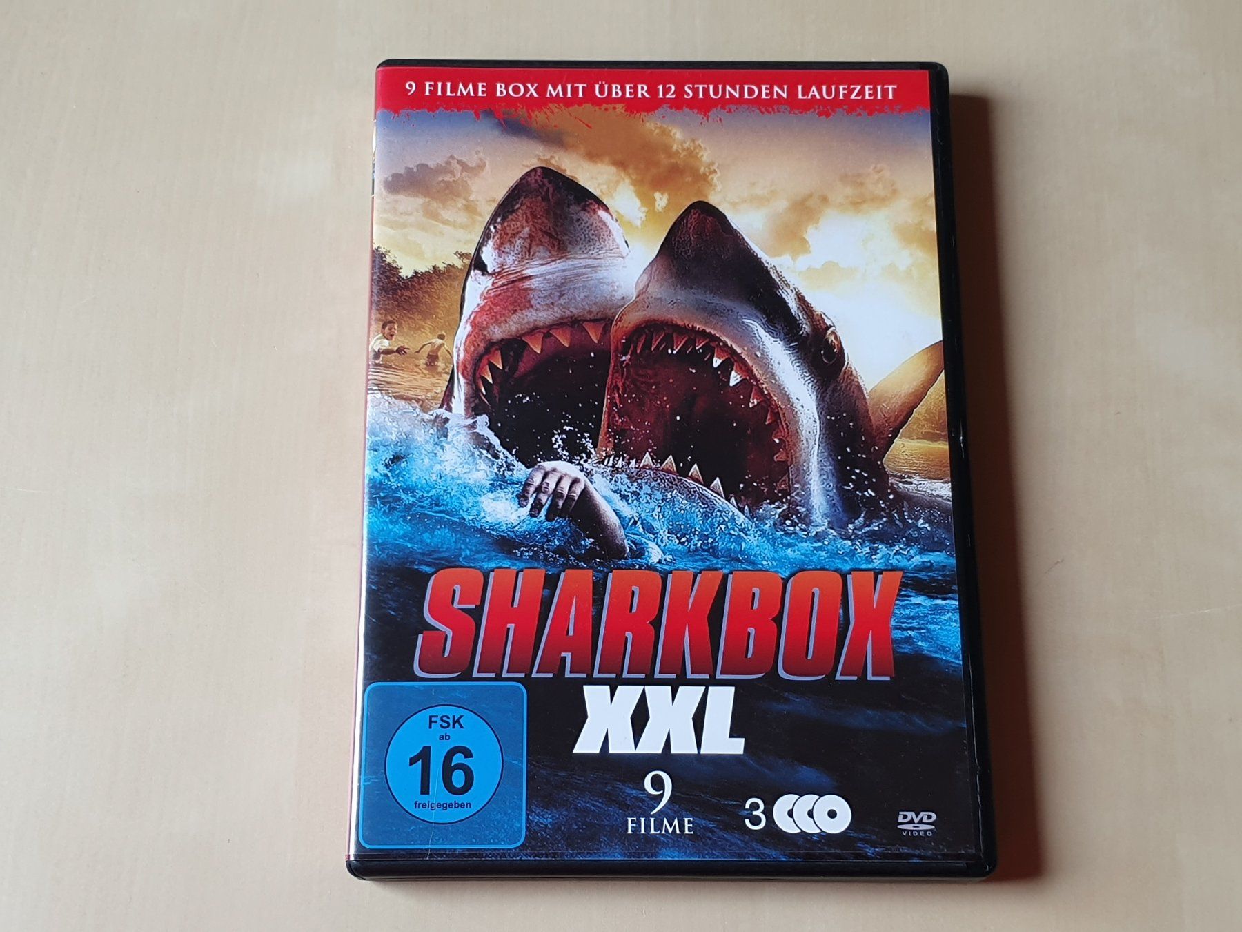 Alle DVDs: Sharkbox XXL 9 Filme 3 DVDs – Gebraucht aus Stansstad von collectorsshop