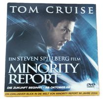 MINORITY REPORT (DVD, Tom Cruise, Promo)