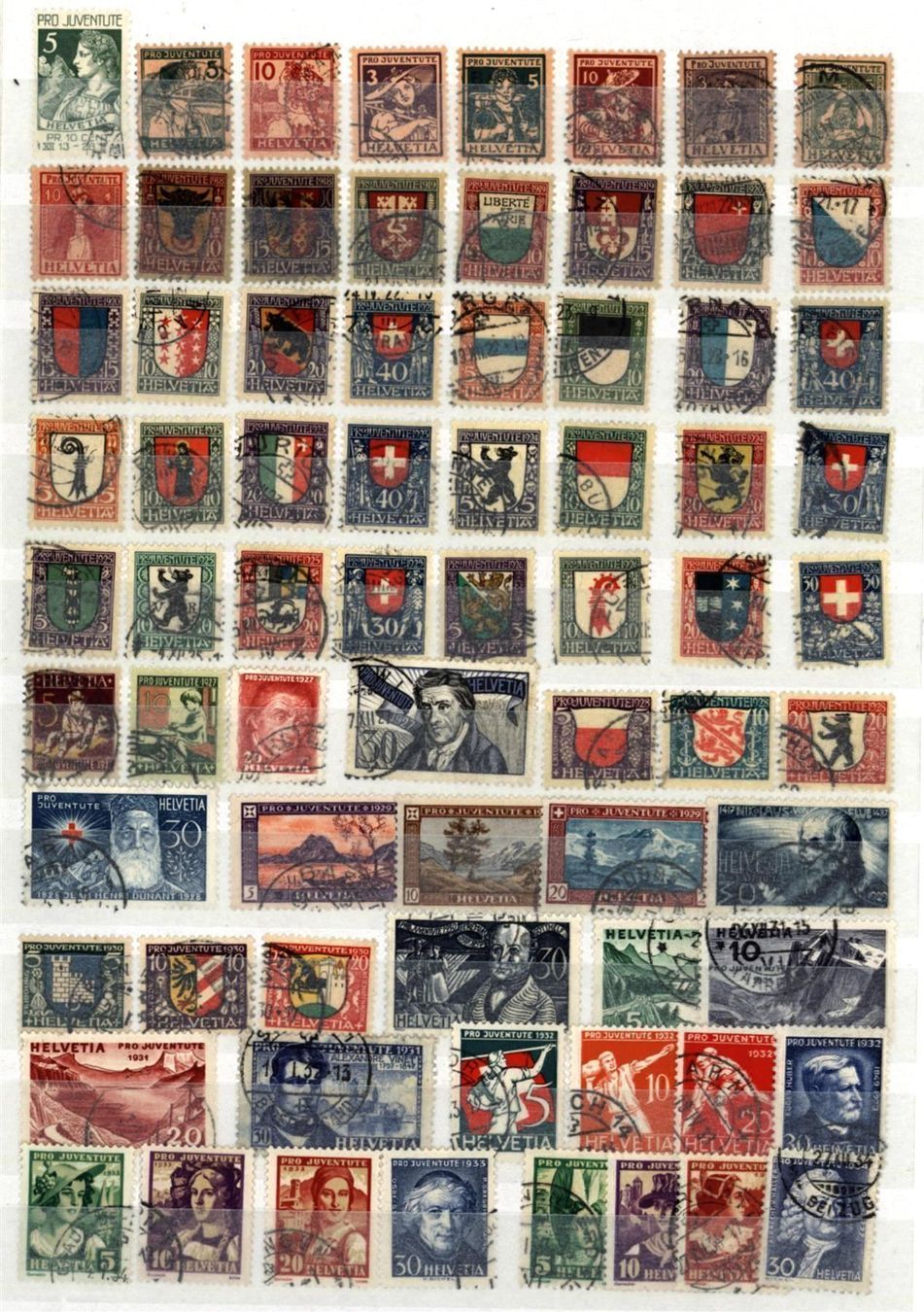 Alle Briefmarken: Pro Juventute SAMMLUNG bis 1994 +2 Blocks(PJ571) – Gebraucht aus Seuzach von Philahits