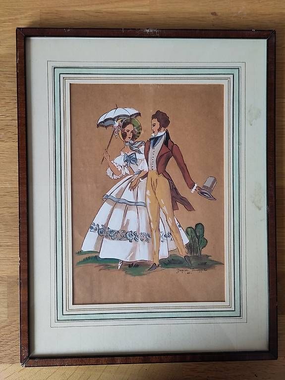 Tableaux: Collection de 10 tableaux - histoire du costume - – D'occasion à Versoix par cniang 2