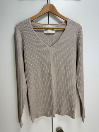 Malene Birger Damenpulli Gr.L - Merino & Seide - 1x getragen