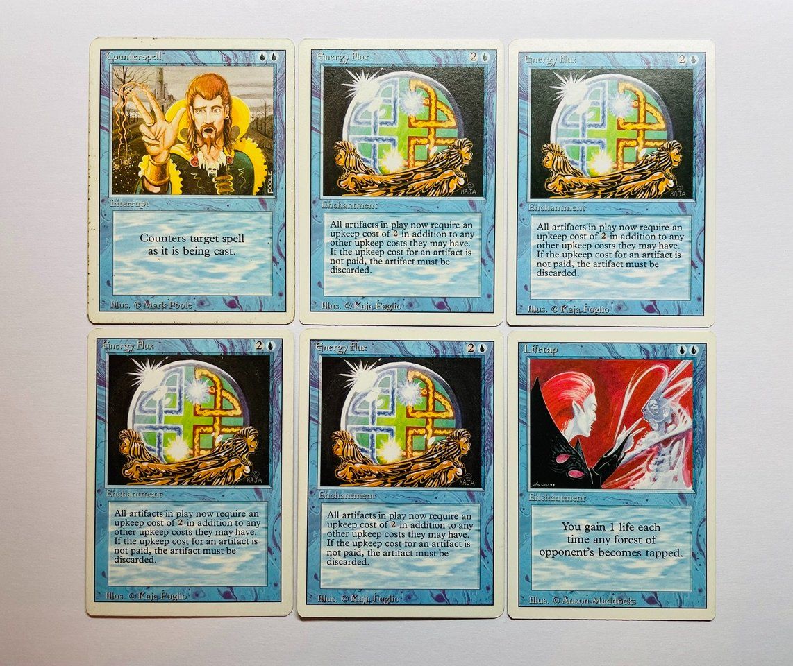 Magic The Gathering Carte collezionabili: Magic The Gathering Blau Uncommon/Common 23x Revised – Usato da Duggingen venduto da nad_6yzh 4