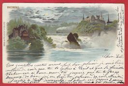 RHEINFALL, LITHO 1904