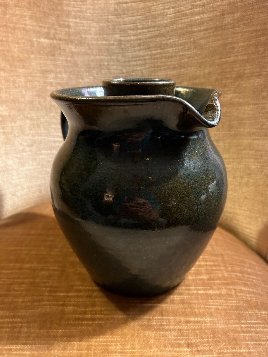 Karaffen: Cruche à eau ou jus de fruit signée Taber, Vallauris – Gebraucht aus Petit-Lancy von Pierre_le_voyageur 2
