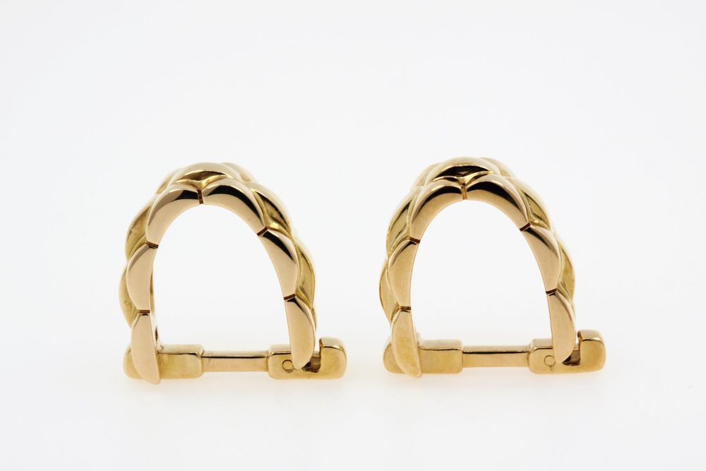 Manschettenknöpfe Herren 375er Gelbgold - Rechteckig Für Hemd & Anzug