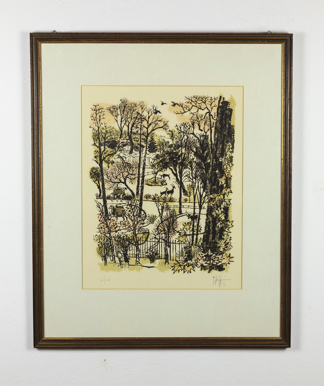 Grafica & Litografie: Celestino Piatti, Originalfarblithografie – Usato da Masein venduto da pratus