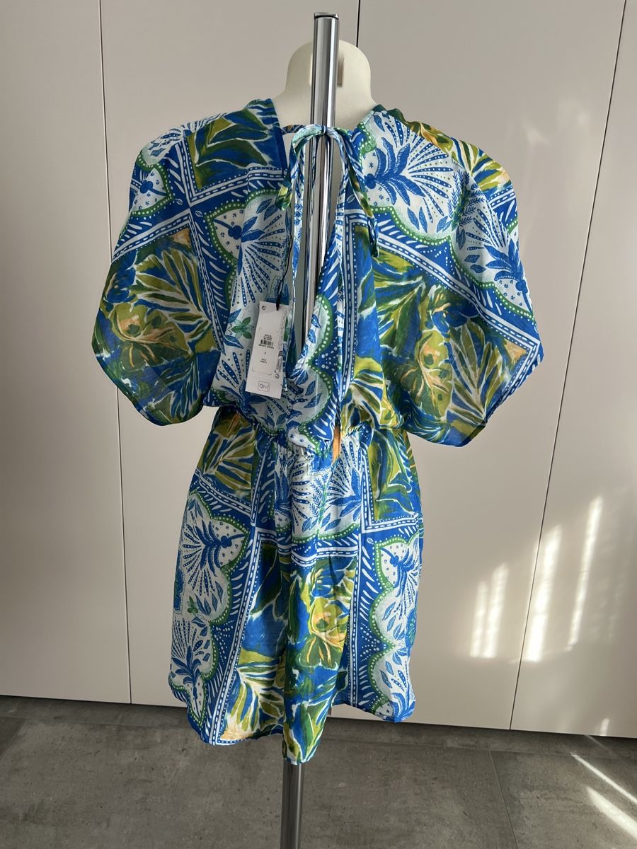 Primark Kleider: Boho Chic Summer Dress - Blue & Green Floral Pattern – Neu und originalverpackt aus Cama von UnleashdByAna 1