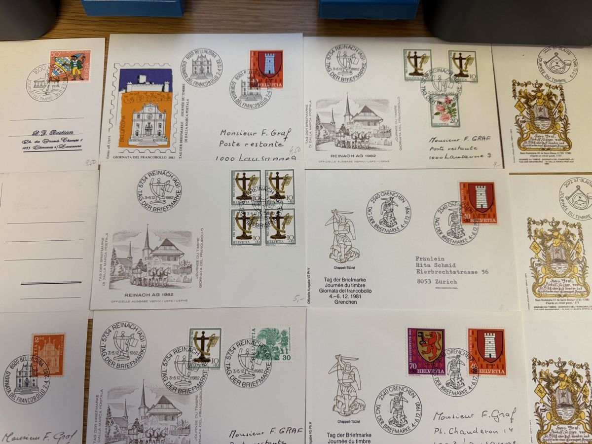 Tutti i francobolli: 27 Karten Tag der Briefmarken – Nuovo (secondo la descrizione) da Murgenthal venduto da Tina_4055 2