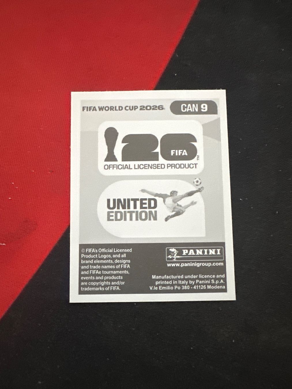 Panini Carte collezionabili: Panini FIFA WM 2026 Sticker - CAN 9 – Usato da Sulz AG venduto da DealWerk 1