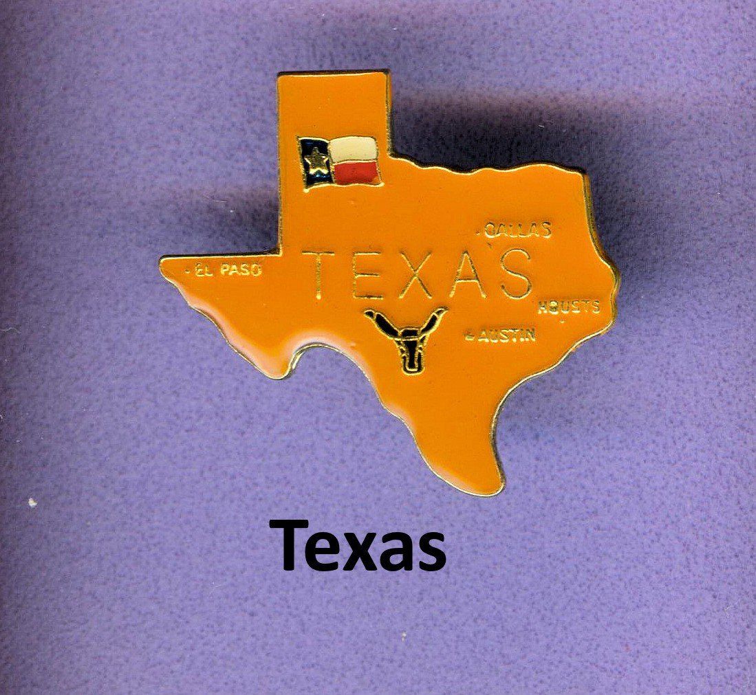 Plaketten & Abzeichen: USA   Texas – Gebraucht aus Winterthur von Sammleroase