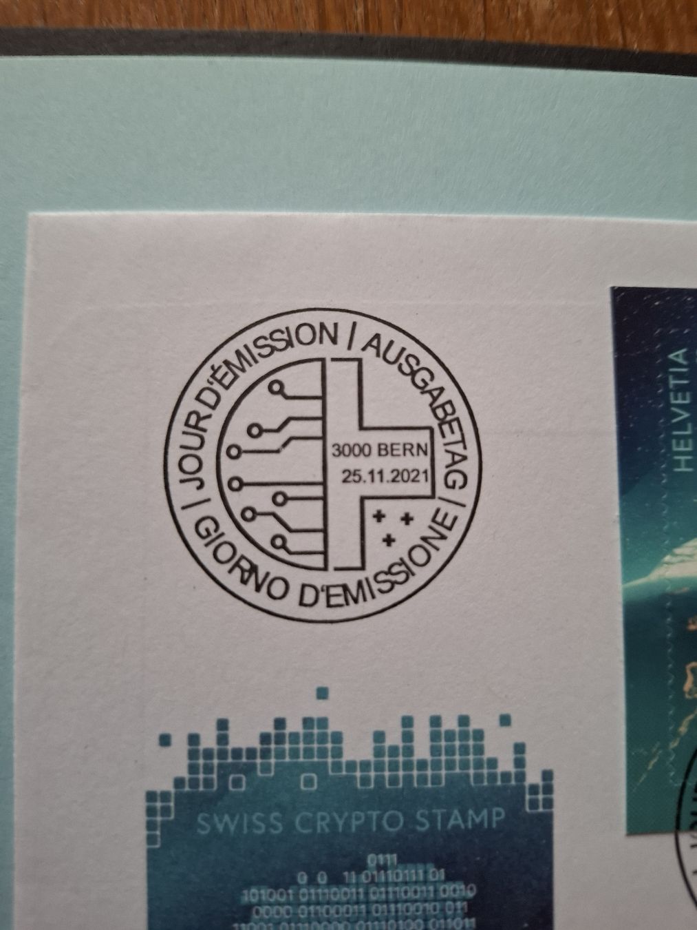 Tous les timbres: Schweiz-Crypto-Sonderblock-Dent-Blanche – D'occasion à Zürich par Her_by2w 1