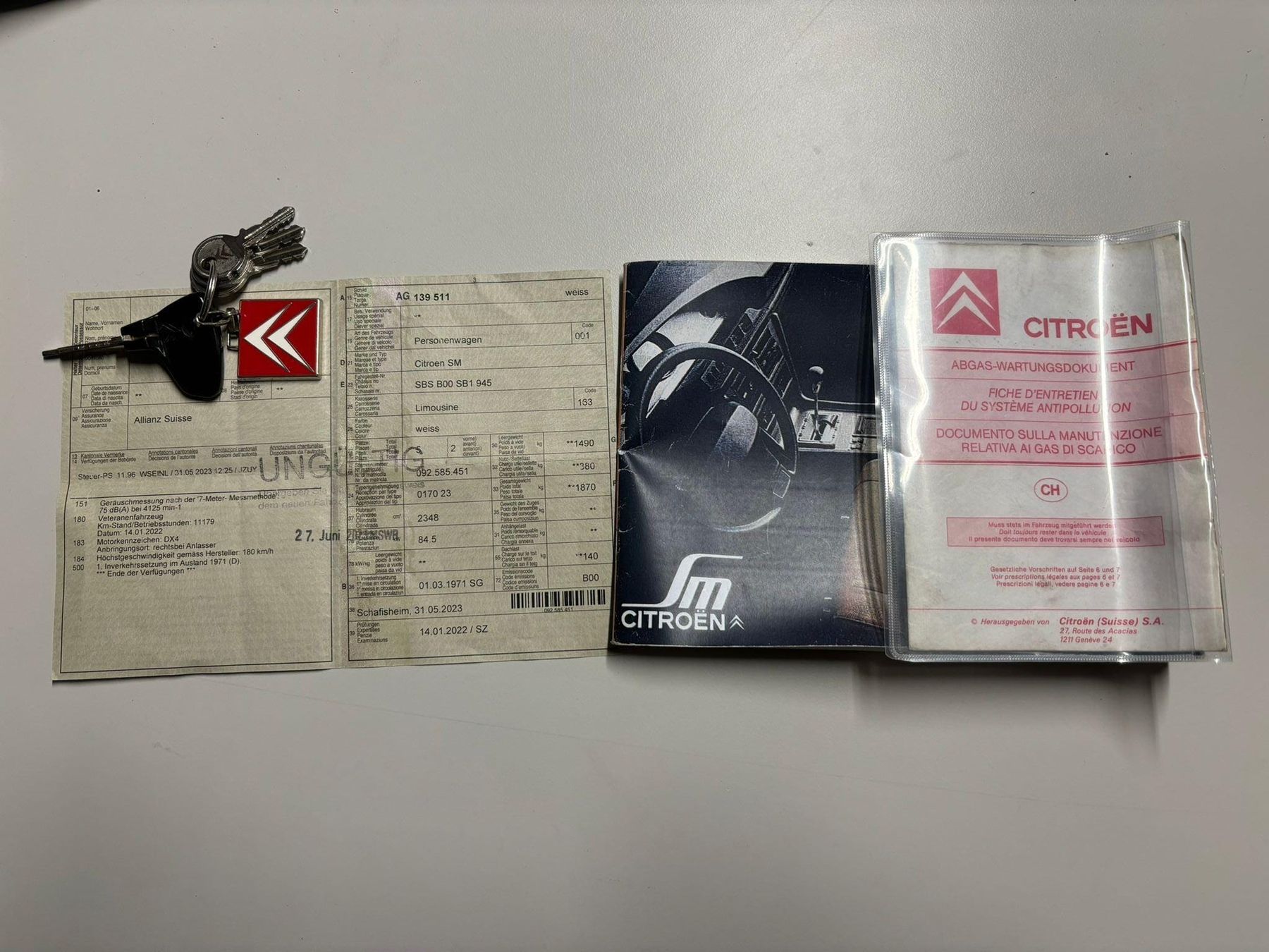 Citroën Autos: Citroen SM - Veteranenfahrzeug - Oldtimer - MFK – Gebraucht aus Pratteln von  6