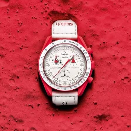 Swatch Orologi: Moonswatch Mission to March – Nuovo e nell'imballaggio originale da Biel/Bienne venduto da yuliyabiel
