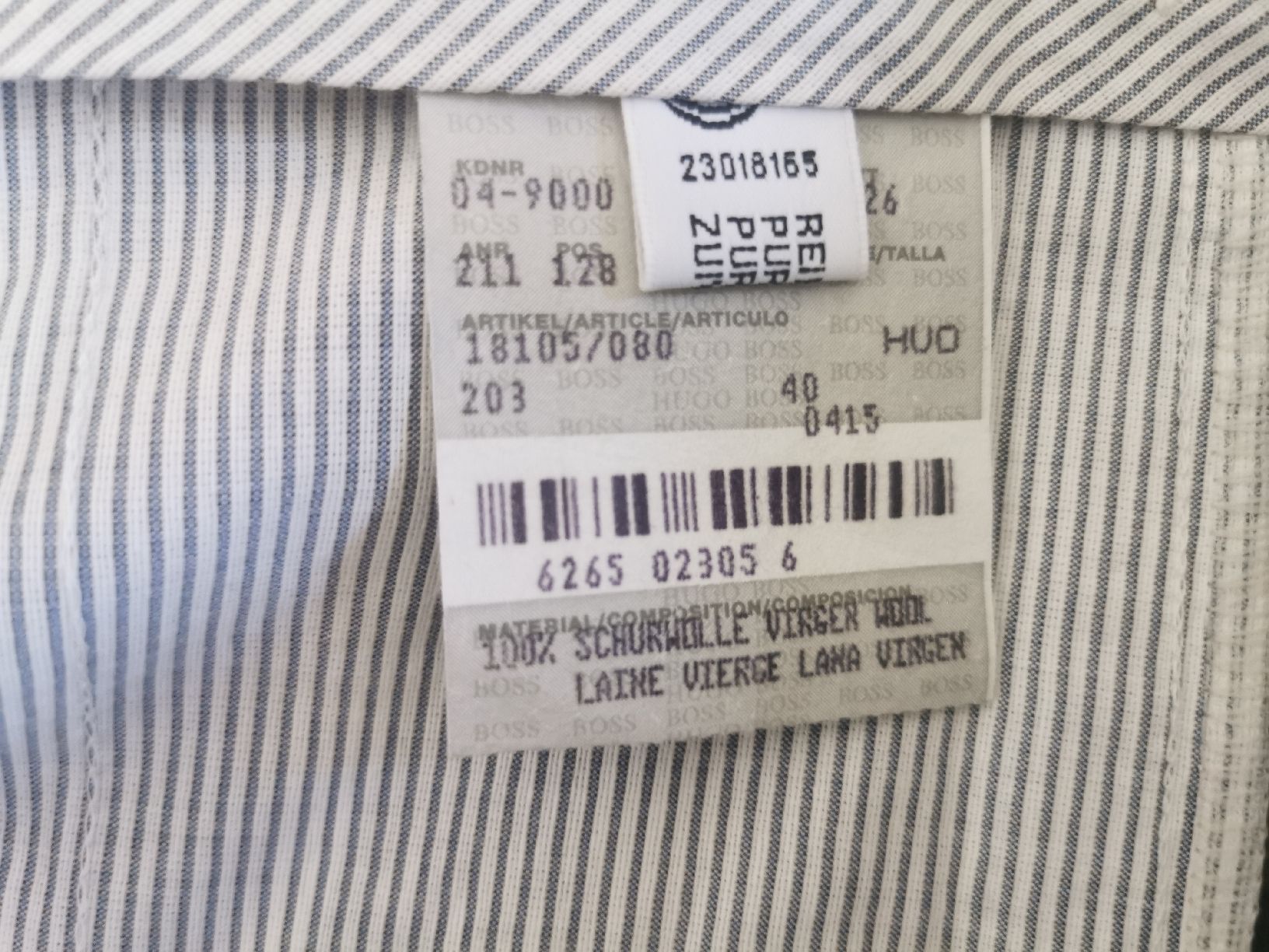 Hugo Boss Pantaloni: Hugo Boss Herren Hose Gr M – Nuovo e nell'imballaggio originale da Schlieren venduto da vlalif 1