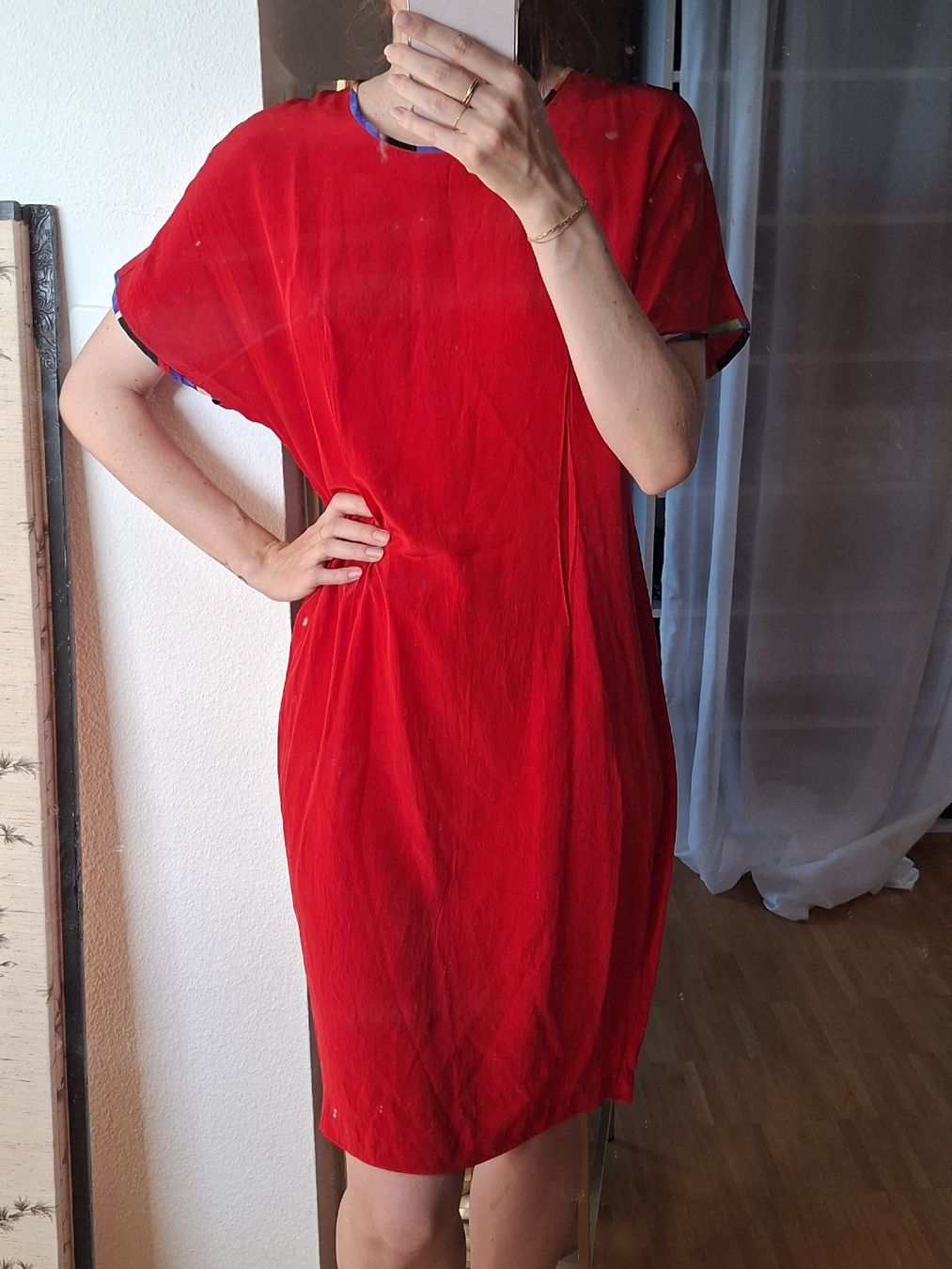 Vestiti: Robe 100% soie vintage - T. M/L – Usato da Lausanne venduto da Super-cerise
