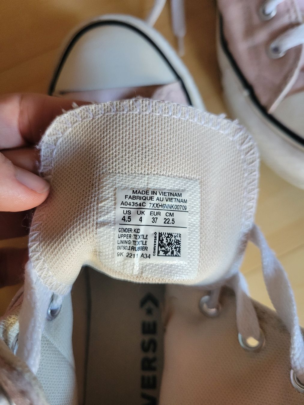 Converse Schuhe für Mädchen: Baskets Converse All Star rose pointure 37  – Gebraucht aus Bernex von Dariafr 2