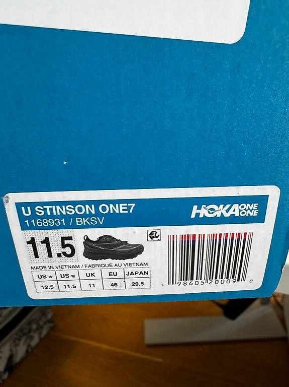 Chaussures hommes: Hoka Wanderschuhe U Stinson One7 – Neuf avec emballage d'origine à Sarmenstorf par Steffiluethi
