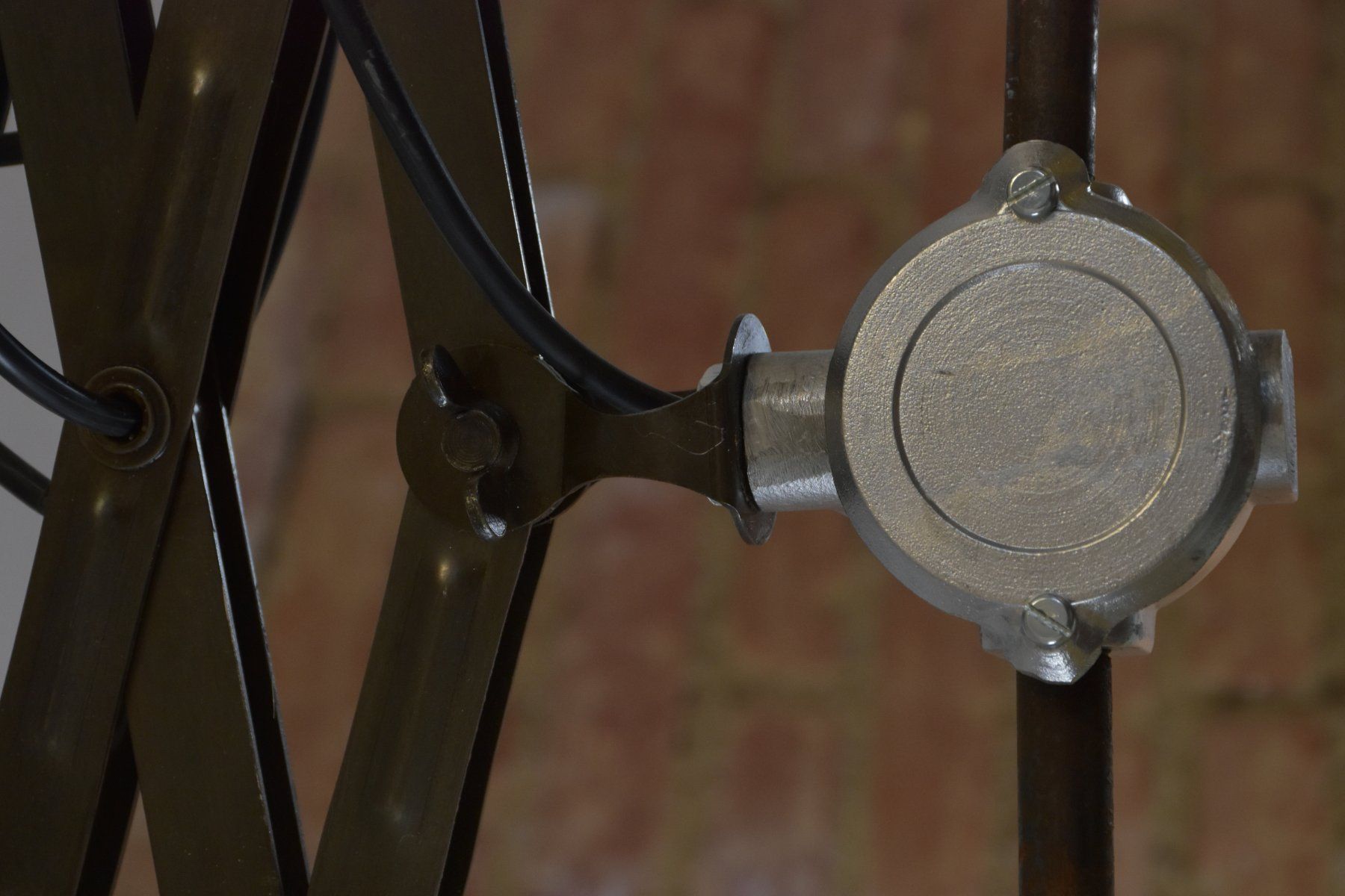 Lampen: Alte Scheren Lampe/Alte Doppel Schirm Lampe/Messing – Gebraucht aus kraiburg am inn von Vintage-Living 4