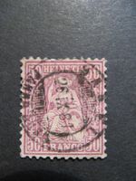 Sitzende Helvetia 51 gestempelt
