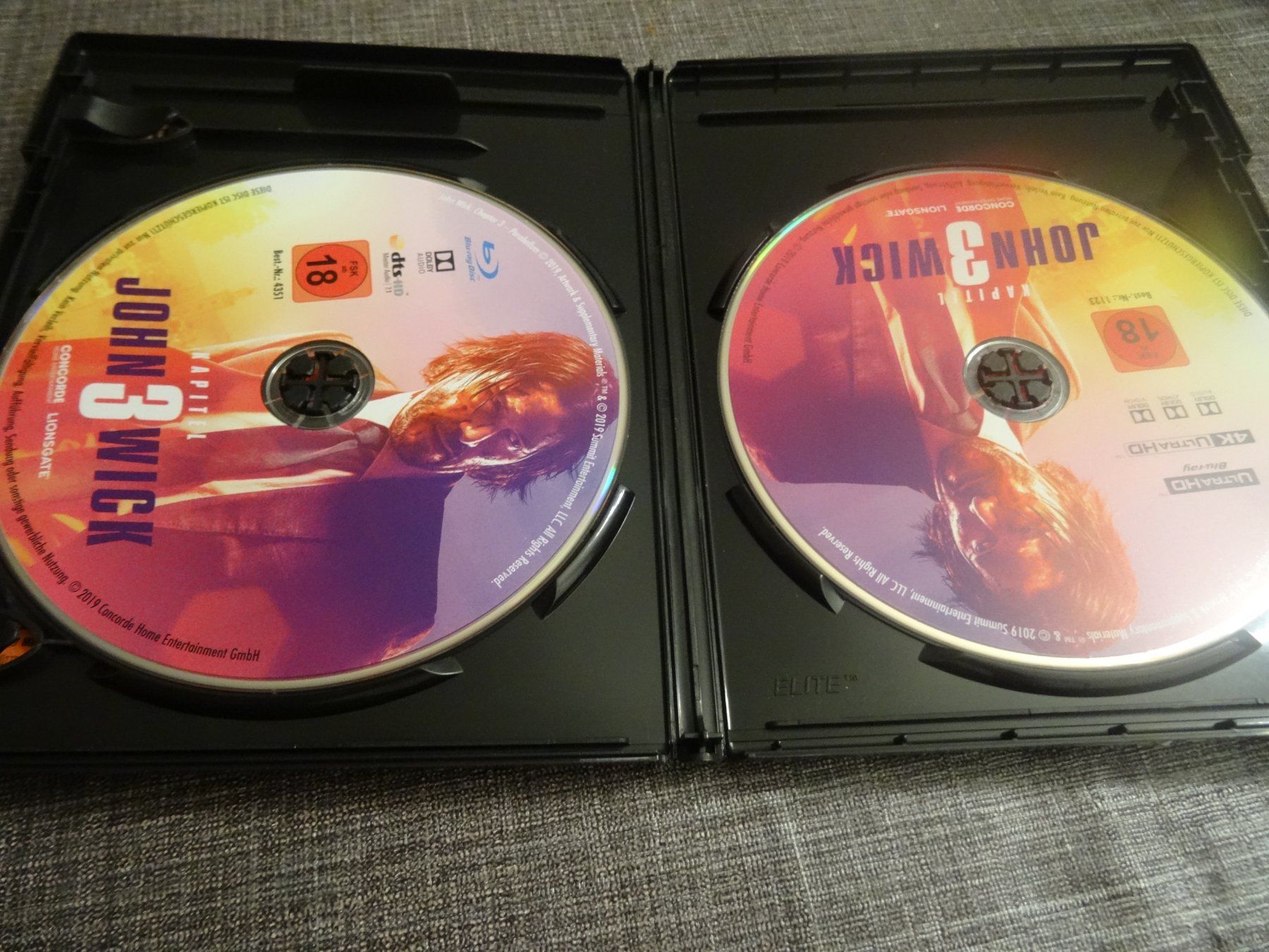 Alle DVDs: John Wick: Kapitel 3 4K ULTRA HD UHD Blu-ray – Gebraucht aus Olten von Disc-Verkauf 1