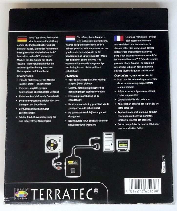 Registratori: TerraTec Phono PreAmp Plattenspieler PC Interface – Nuovo (secondo la descrizione) da Zuzwil SG venduto da Pawnbroker 2