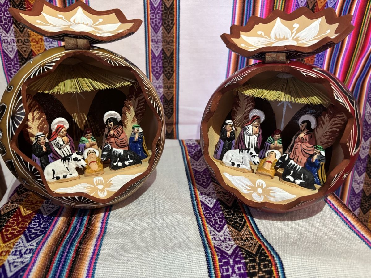 Tutte le decorazioni: Meravigliosi presepi peruviani in zucca – Nuovo e nell'imballaggio originale da Cadro venduto da lar_fsy8