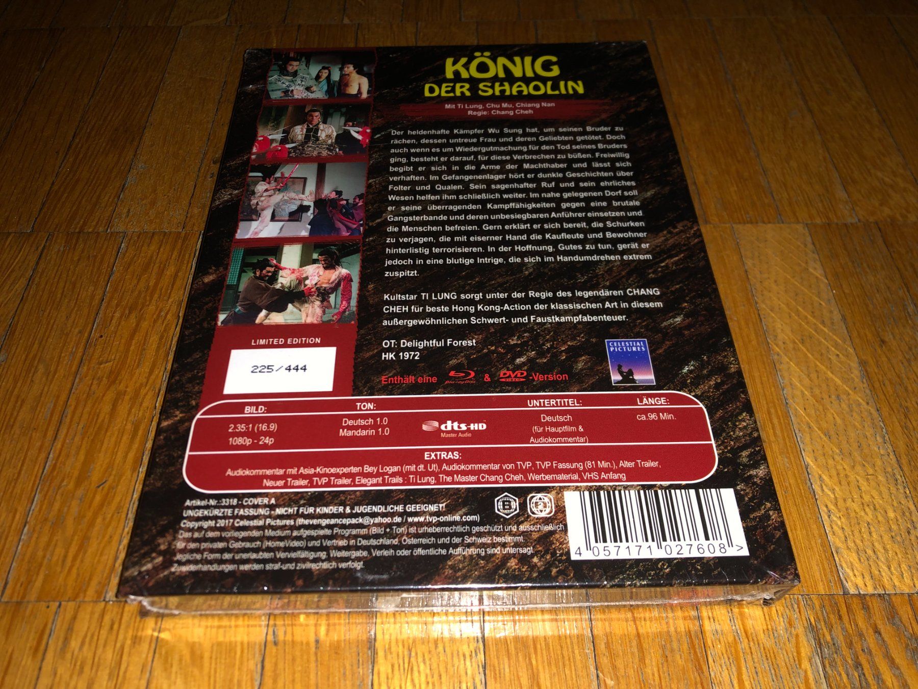 Tutti i DVDs: König der Shaolin - MEDIABOOK - A - UNCUT – Nuovo e nell'imballaggio originale da Basel venduto da havsok 1