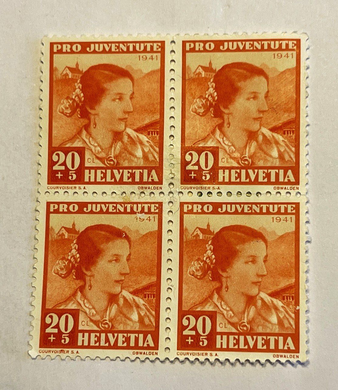 Tutti i francobolli: Pro Juventute 1941 - 4er Blocks – Nuovo (secondo la descrizione) da Oftringen venduto da vuc_frq6