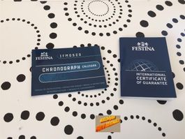 FESTINA ORIGINAL - OPERATING INSTRUCTIONS - WORLD WILDE NEW