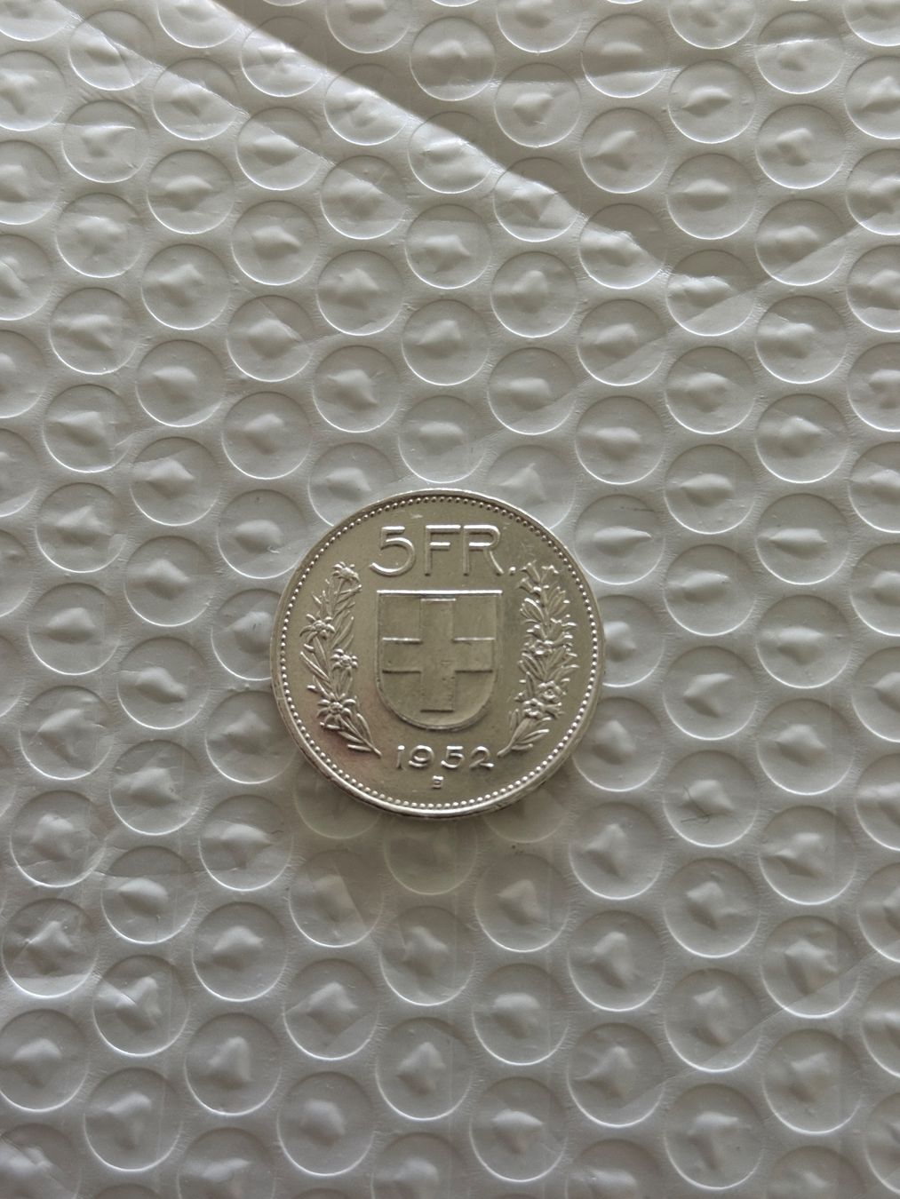 Tutti le monete: Seltener 5 Franken 1952  gute Erhaltung – Nuovo (secondo la descrizione) da Wallisellen venduto da SWISS_SILVER1 1