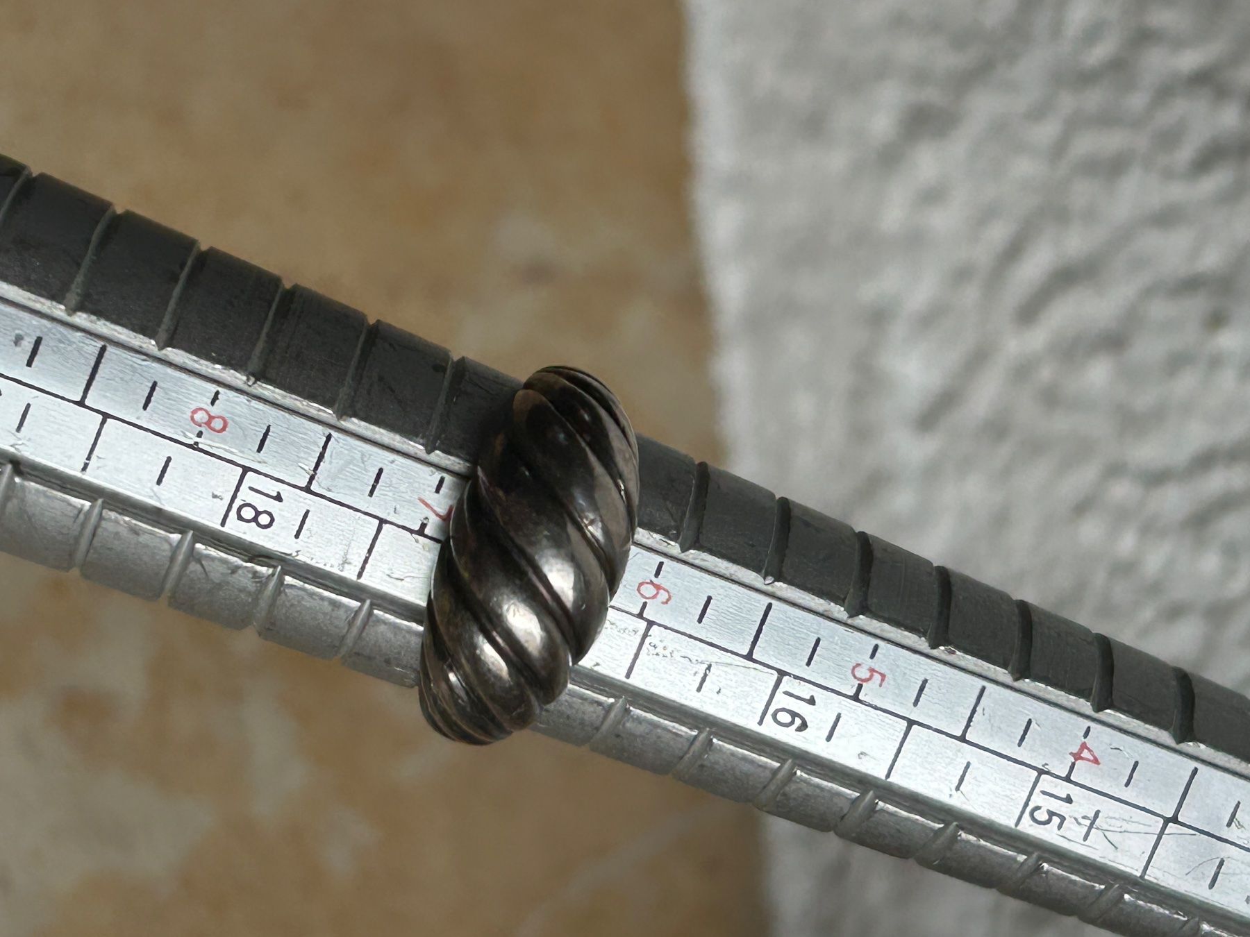 Anelli: Silberring, Gr. 54, Vintage, Muschelform – Usato da Dittingen venduto da Bellevista 6