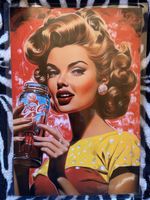 Pin up Coca Cola Werbung 